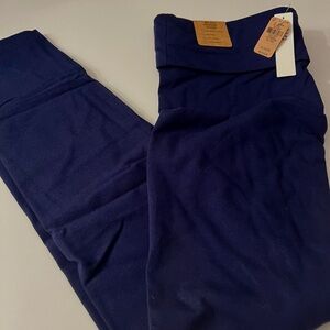Pink Foldover leggings. NWT XL size medium. Navy blue. Victorias Secret